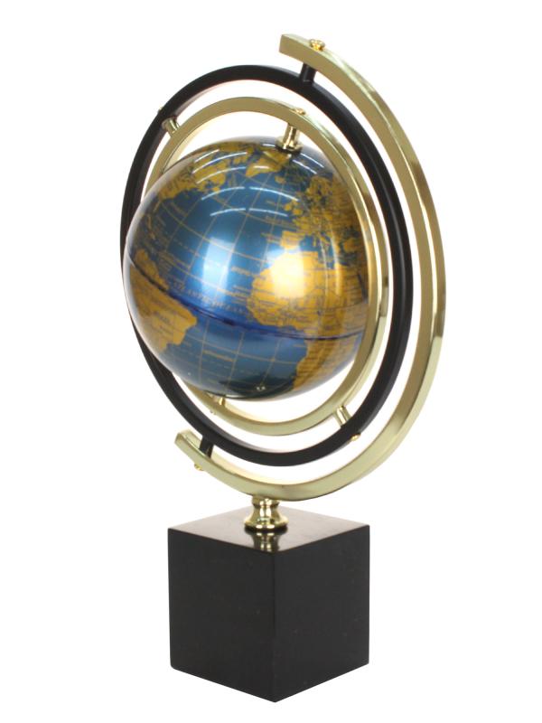 Сувенир "Глобус" синий 23х14х34 см