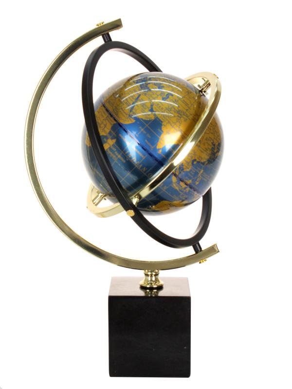 Сувенир "Глобус" синий 23х14х34 см