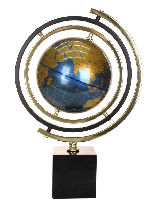 Сувенир "Глобус" синий 23х14х34 см