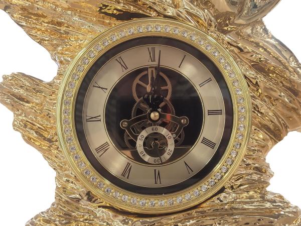 Часы настольные Леопард, h 35 см