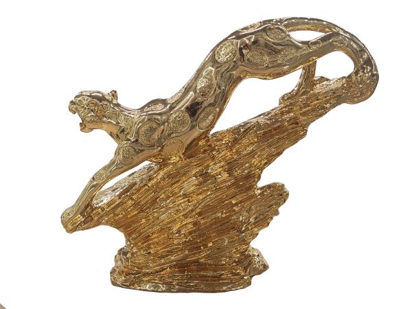 Часы настольные Леопард, h 35 см