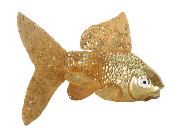 Ёлочная игрушка "Золотая рыбка" 11х7х10 см