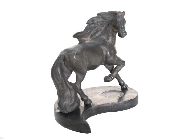 Фигурка Лошадка бегущая Инь, h 5 см, оловянный сплав