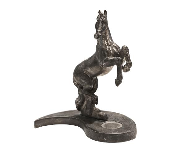 Фигурка Конь игривый Янь, h 7 см, оловянный сплав