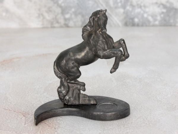 Фигурка Конь игривый Янь, h 7 см, оловянный сплав