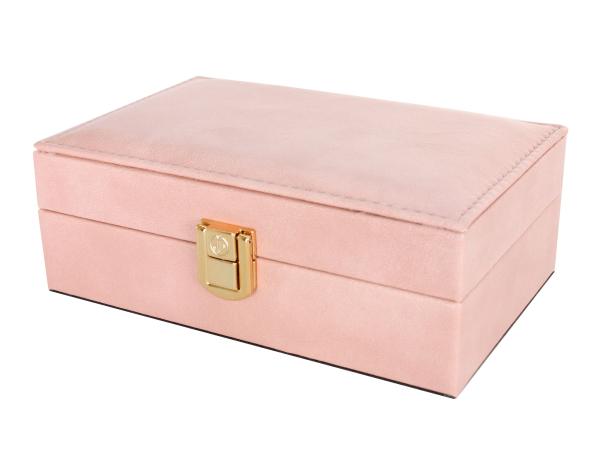 Шкатулка 16х10х5.5 см розовый