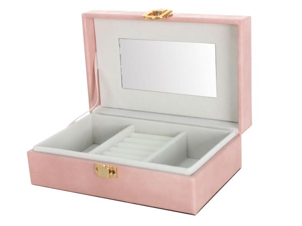 Шкатулка 16х10х5.5 см розовый