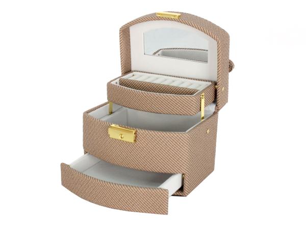 Шкатулка 15х12х11 см кофе