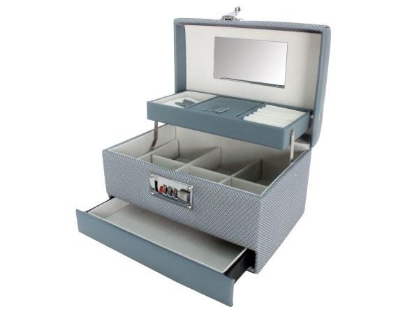 Шкатулка 23,5х16х14 см маренго