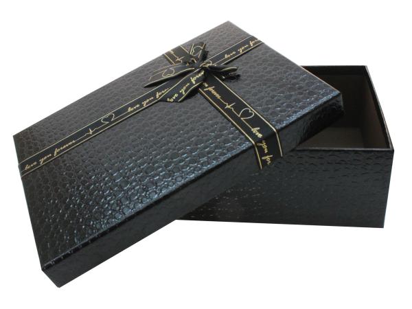 Коробка подарочная 29х20,5х9,5 см чёрный