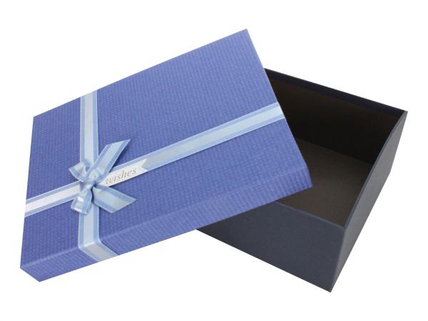 Коробка подарочная 29х21х9 см синий