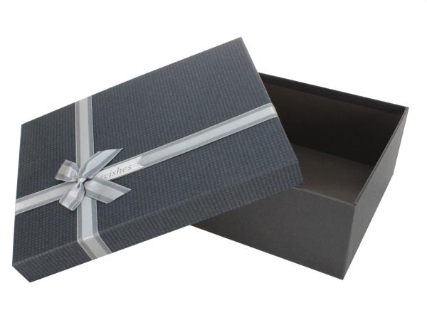 Коробка подарочная 29х21х9 см чёрный