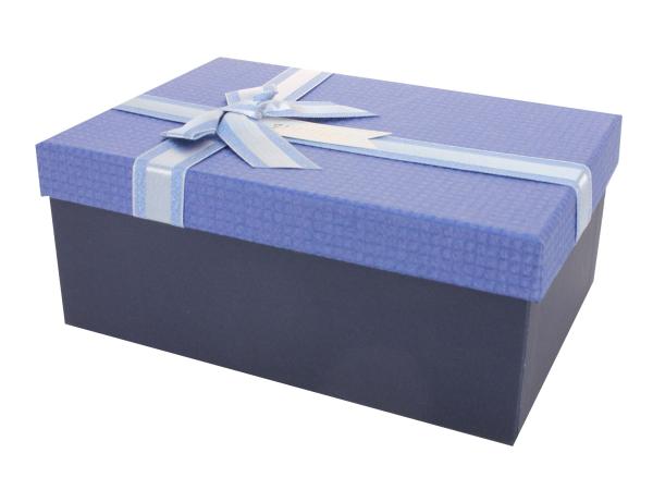 Коробка подарочная 19х12х6,5 см синий