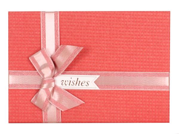 Коробка подарочная 21х14х8 см красный