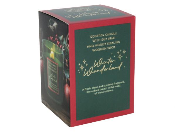 Свеча в стакане ароматическая "Зимняя страна" 150 гр