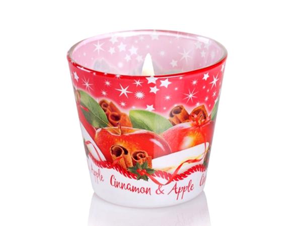 Свеча в стакане ароматическая "Рождественские специи" 115гр