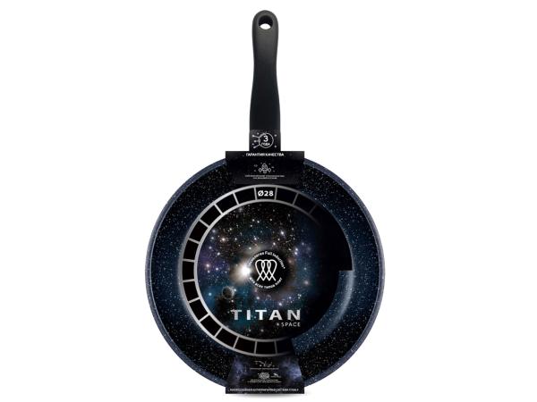 Сковорода 28 см "Titan Space" индукция