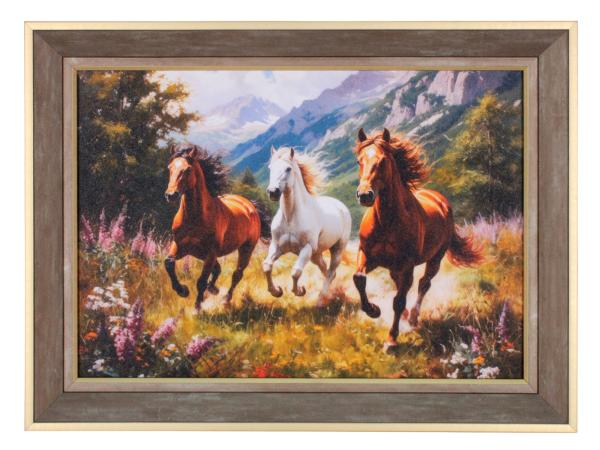 Картина "Тройка" 30*21