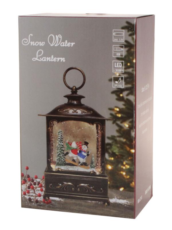 Фонарь светодиодный 23 см "Елка в городе"