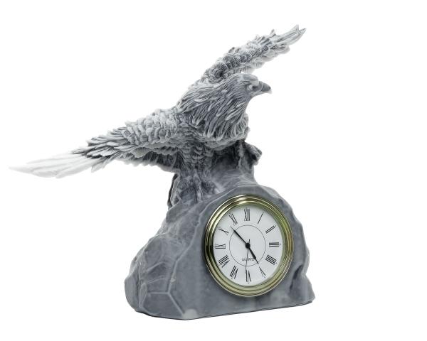 Часы "Орёл на скале" h16 см