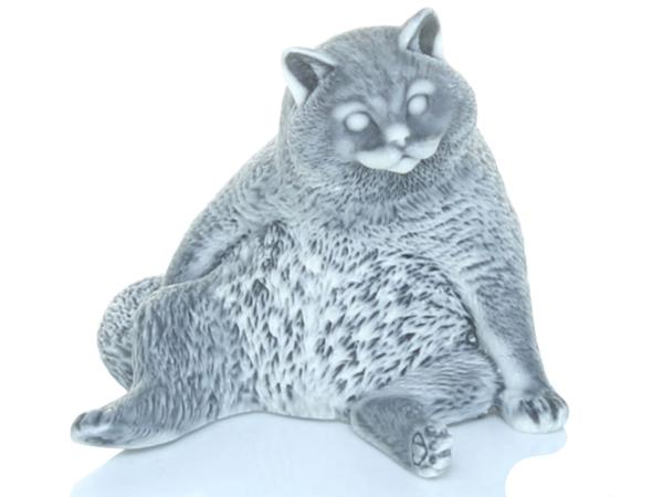 Кот сидит, h 5,7 см