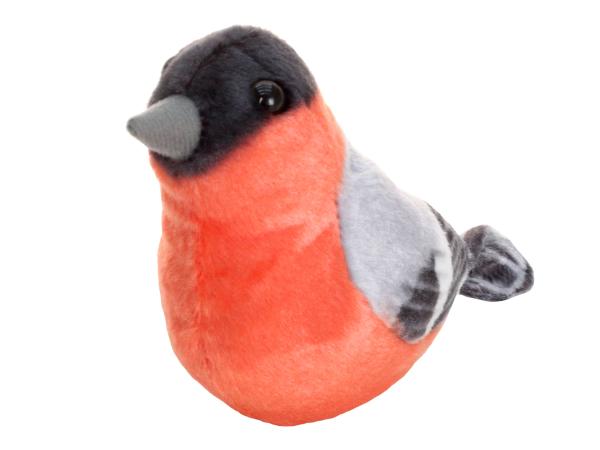 Мягкая игрушка Снегирь 13 см