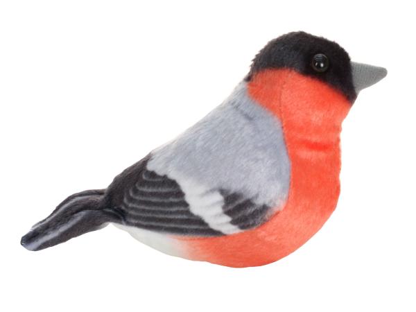 Мягкая игрушка Снегирь 13 см