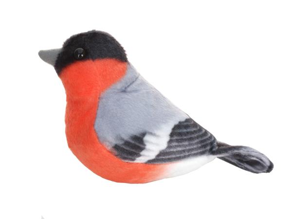 Мягкая игрушка Снегирь 13 см