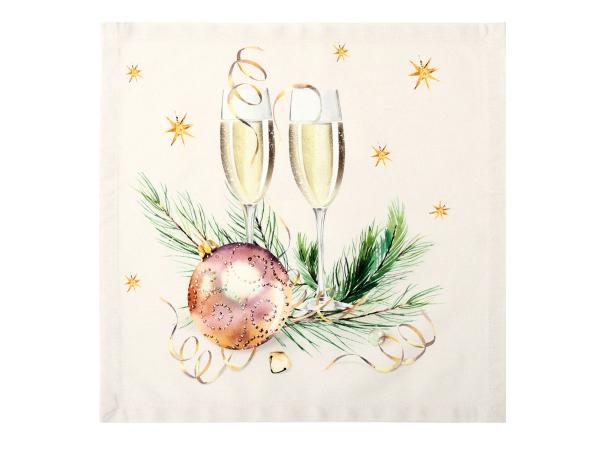 Набор сервировочных салфеток "Новогодние", 4 шт, 40*40 см, саржа