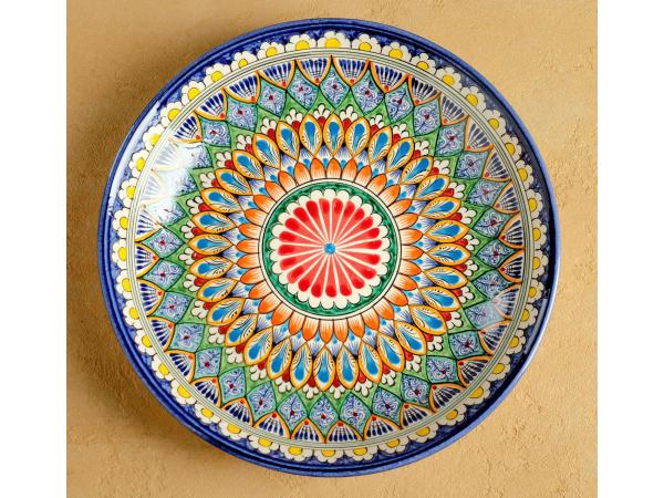 Блюдо ляган "Узоры", d 25 см