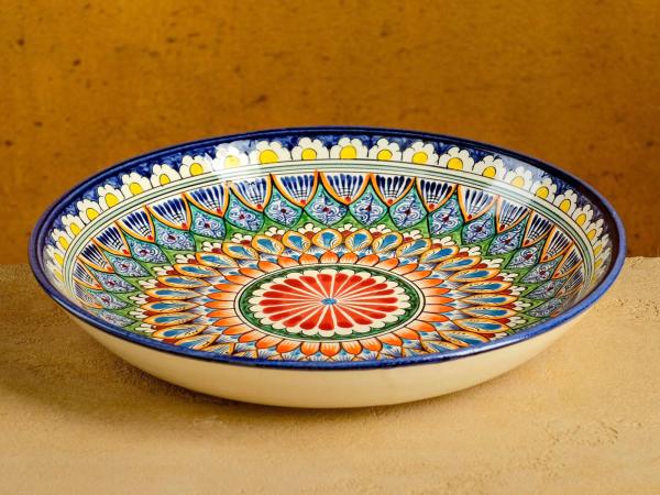 Блюдо ляган "Узоры", d 25 см