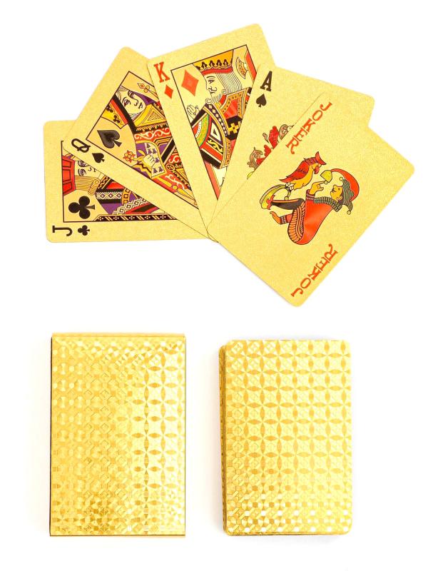 Карты игральные пластик "Абстракция", 9*6 см, 54 шт