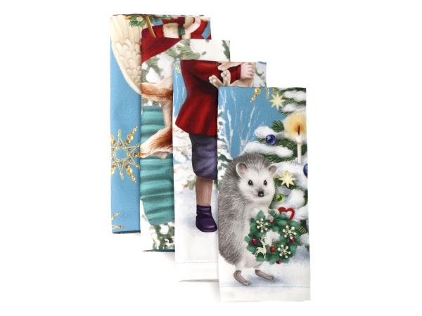 Набор 4-х салфеток "Рождество", 40*40 см