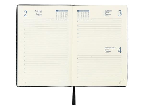 Ежедневник 168 листов, А5, "Небраска", чёрный