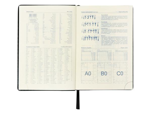 Ежедневник 168 листов, А5, "Небраска", чёрный
