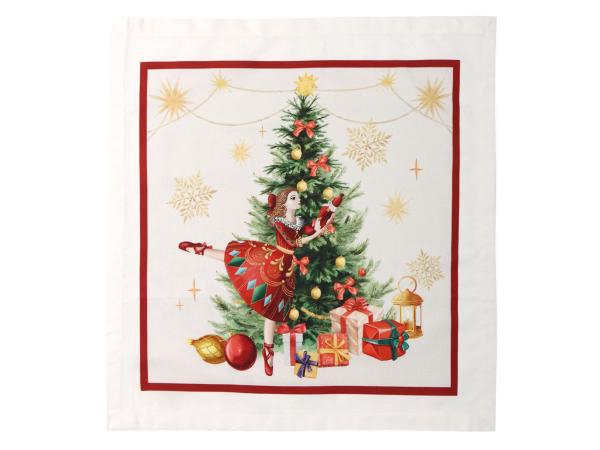 Набор 4-х салфеток "Щелкунчик", бел., 40*40 см