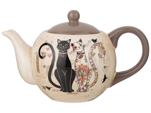 Чайник заварочный "Парижские коты" 900 мл