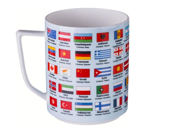 Кружка "Флаги стран Мира" 630 мл