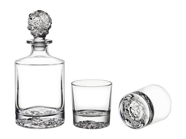 Набор д/виски "Лев" 3 пр. (графин 850 мл + 2 стакана 310 мл)