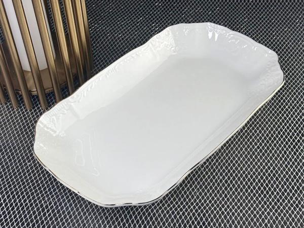 Блюдо 30 см "MARIA GOLD" прямоугольное