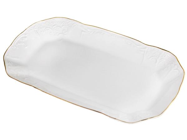 Блюдо 30 см "MARIA GOLD" прямоугольное