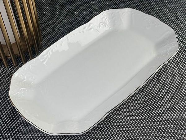 Блюдо 35 см "MARIA GOLD" прямоугольное