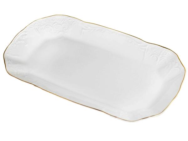 Блюдо 35 см "MARIA GOLD" прямоугольное