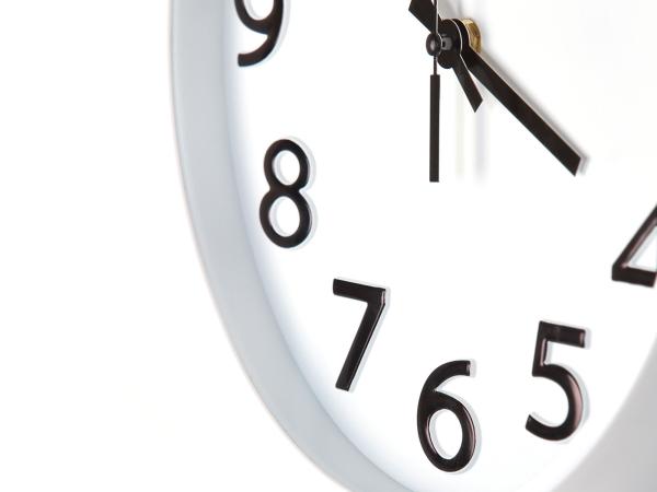 Часы настенные, 30 см, белый