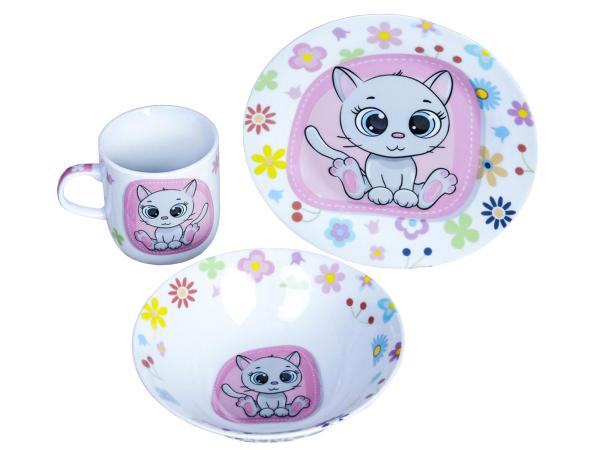 Детский набор "Котик" 3 предмета
