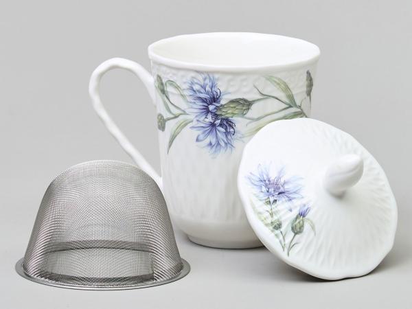 Кружка заварочная  350 мл "Васильки"