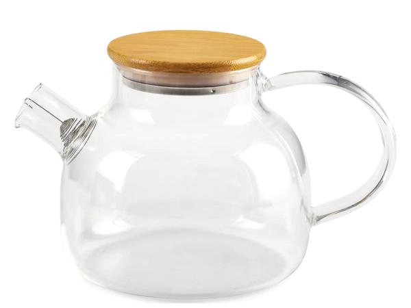 Чайник заварочный 1л с крышкой бамбук