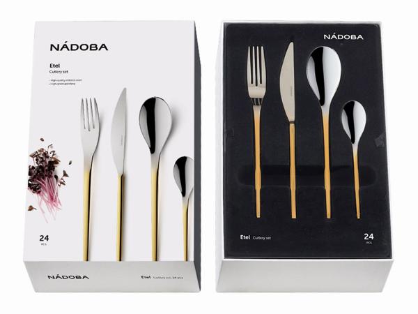 Набор стол. приборов 24 пр. "Etel" NADOBA