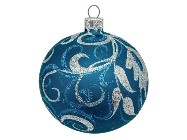 Ёлочная игрушка "Изморозь", 80 мм