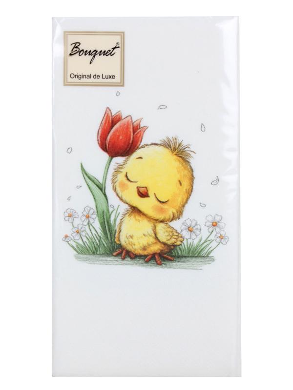 Салфетки 2-х слойные 20 шт "Милый цыпленок" 33х33 см